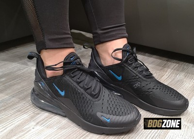 nike 270 black and blue womens
